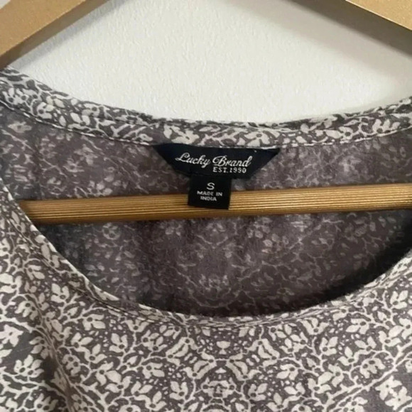 Lucky Brand Paisley Top - Picture 3 of 7